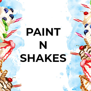 paint n shakes with picture of milk shakes
